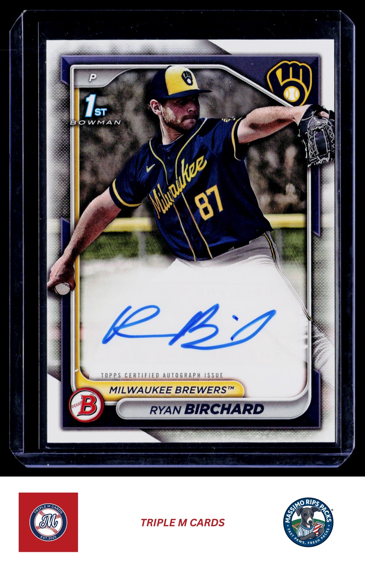 2024 Bowman #PPRA-RB Ryan Birchard Prospect Autographs