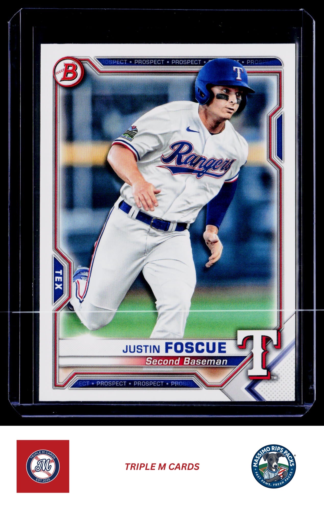 2021 Bowman #BP-41 Justin Foscue Prospects