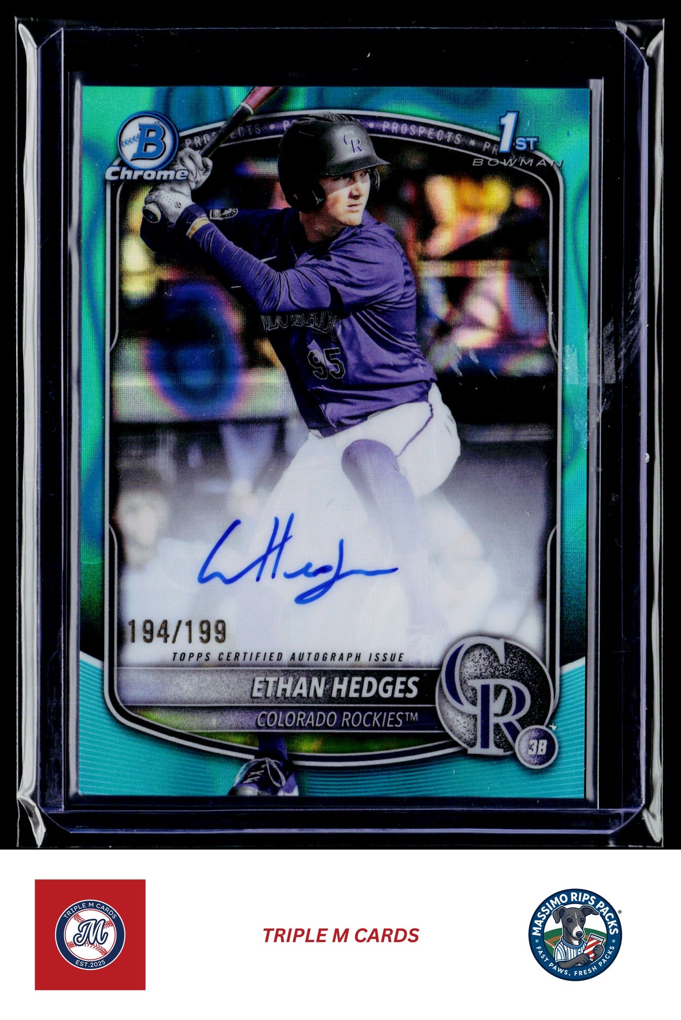 2025 Bowman Draft #CPA-EHE Ethan Hedges