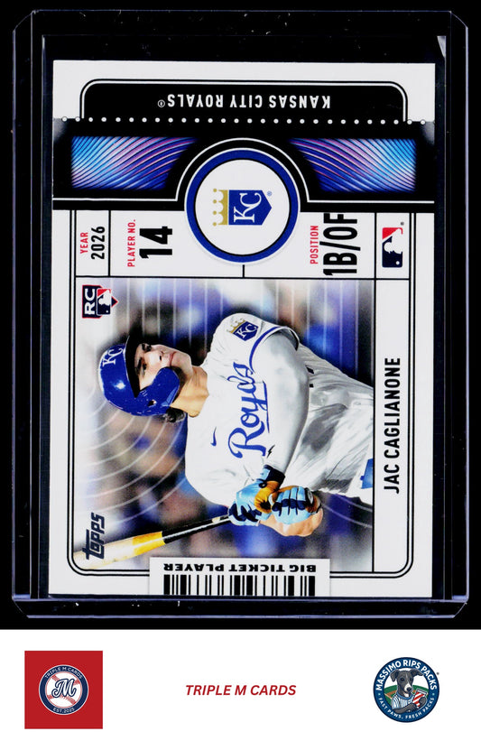 2026 Topps #BTP-22 Jac Caglianone Big Ticket Players