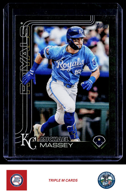 2025 Topps #481 Michael Massey Memorial Day Camo #/25