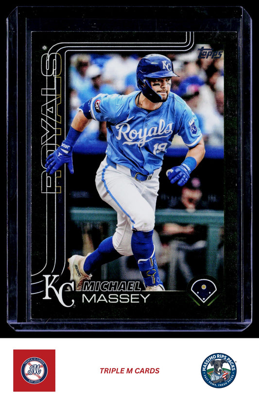 2025 Topps #481 Michael Massey Memorial Day Camo #/25