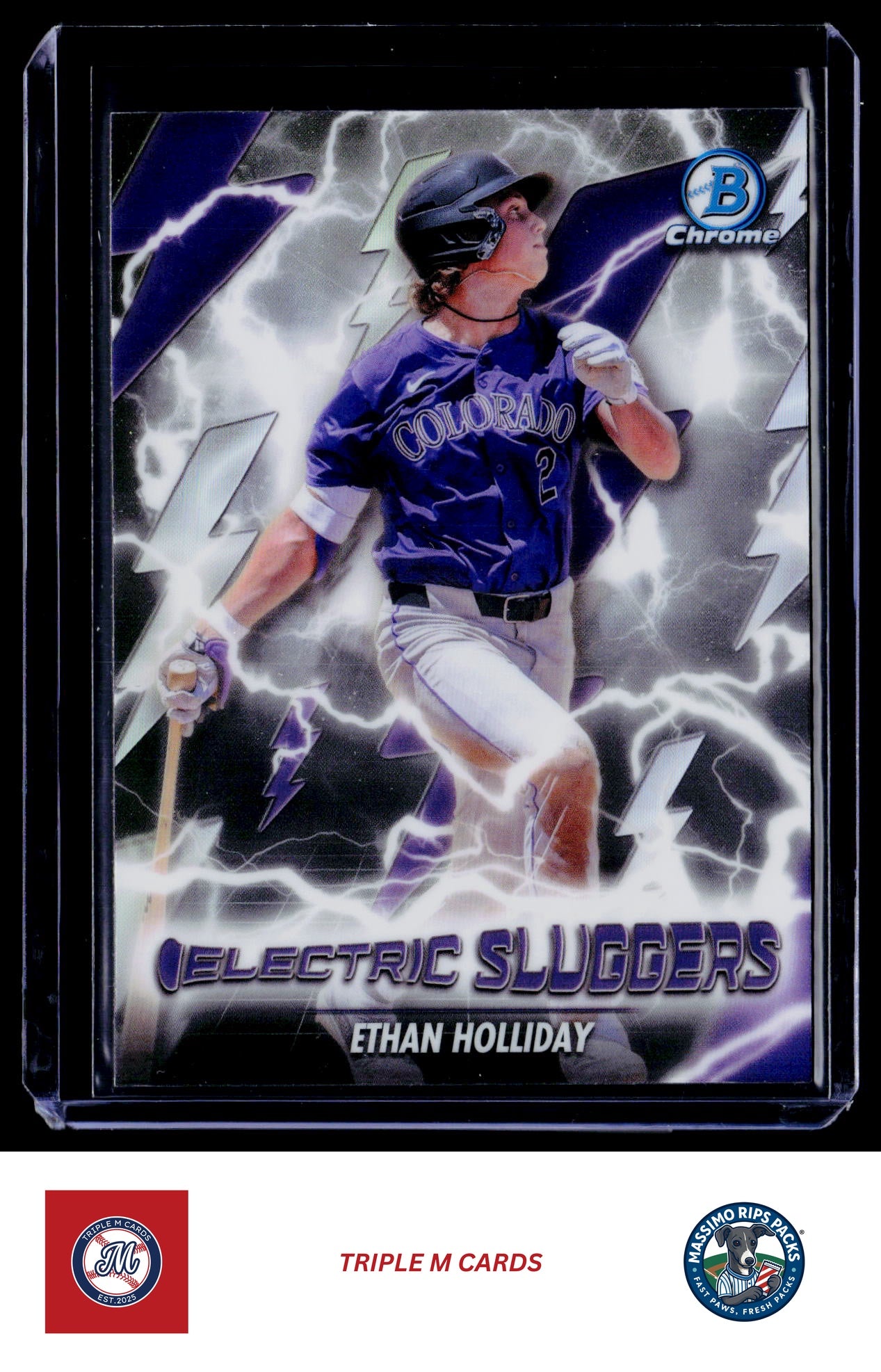 2026 Bowman #ES-13 Ethan Holliday Electric Sluggers