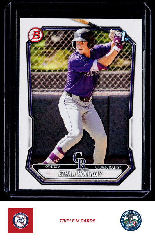 2026 Bowman #BP-1 Ethan Holliday Prospects