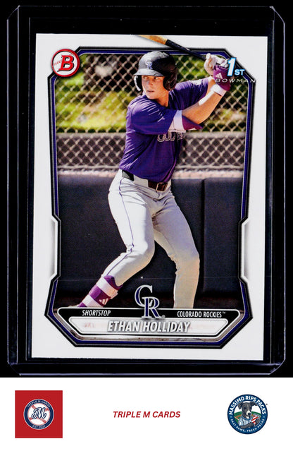 2026 Bowman #BP-1 Ethan Holliday Prospects