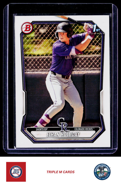 2026 Bowman #BP-1 Ethan Holliday Prospects