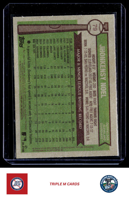 2025 Topps Heritage #79 Jhonkensy Noel