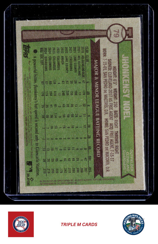 2025 Topps Heritage #79 Jhonkensy Noel