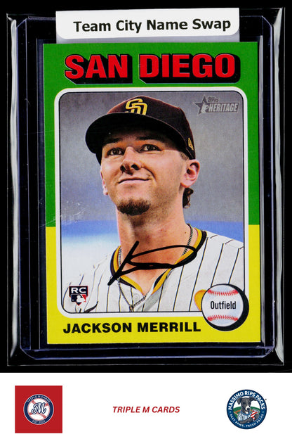 2024 Topps Heritage #689d Jackson Merrill