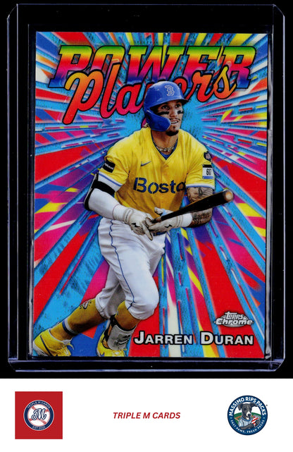 2025 Topps Chrome #PP-2 Jarren Duran Power Players