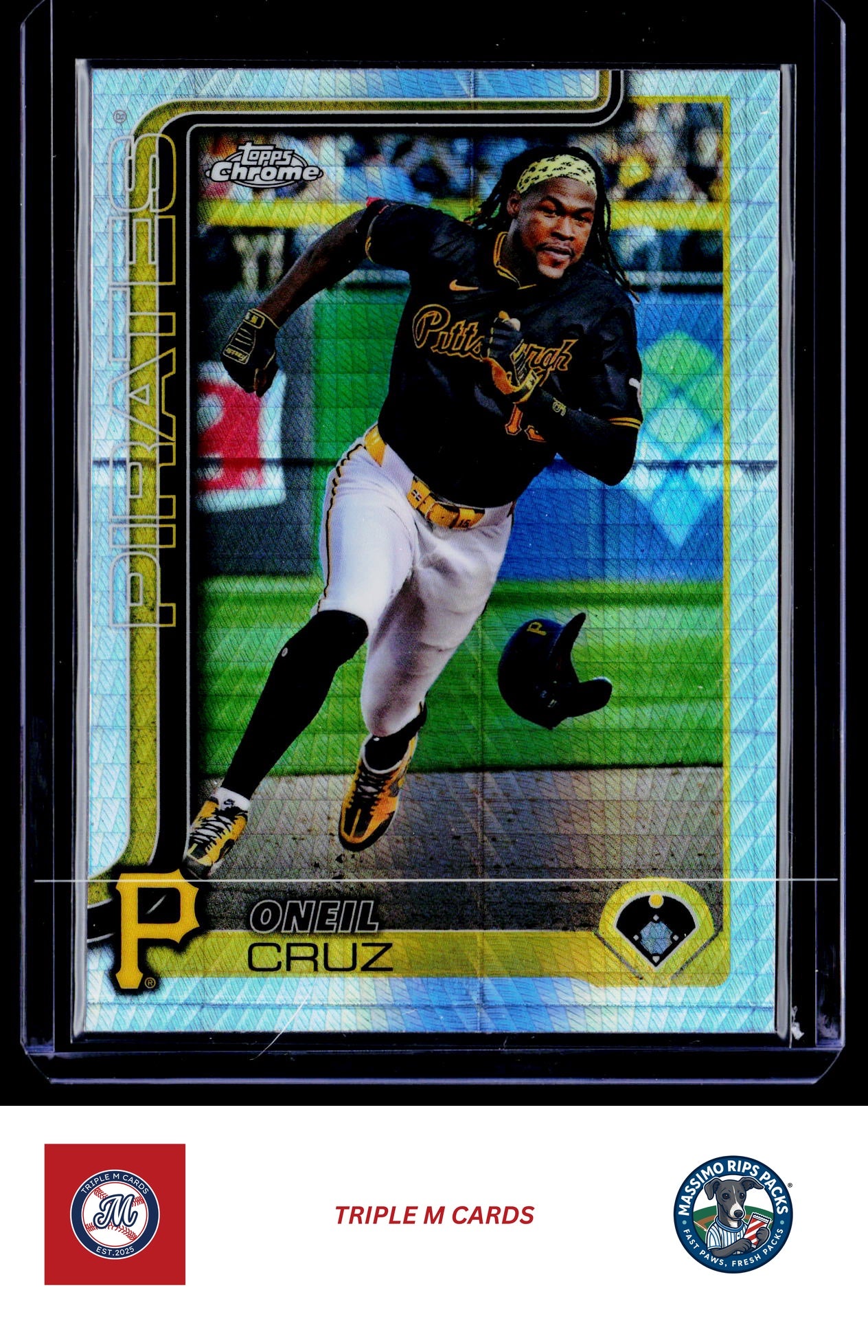 2025 Topps #284 Oneil Cruz Rainbow Foil