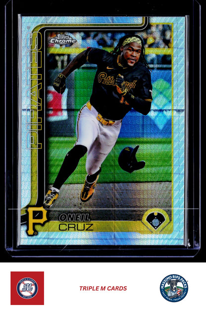 2025 Topps #284 Oneil Cruz Rainbow Foil