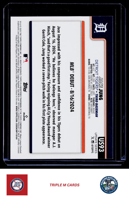 2025 Topps Update #US93 Jace Jung