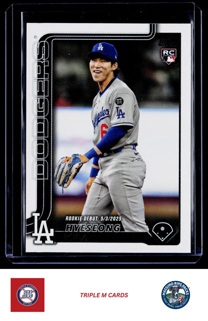 2025 Topps Update #US312 Hyeseong Kim