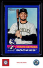 2025 Topps Heritage #504 Thairo Estrada Dark Blue Border