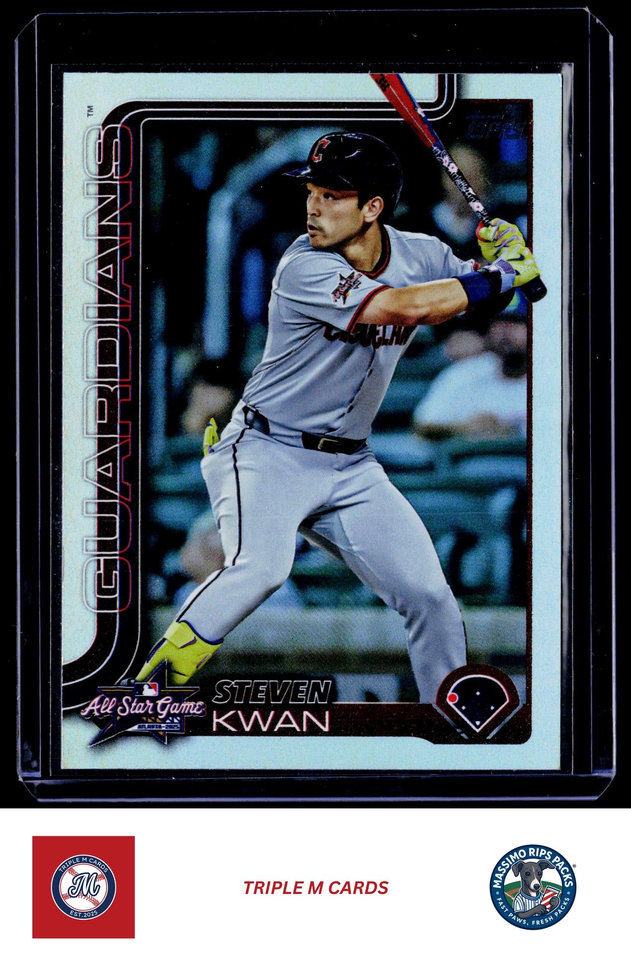 2025 Topps Update #ASG-43 Steven Kwan 2025 All-Star Game