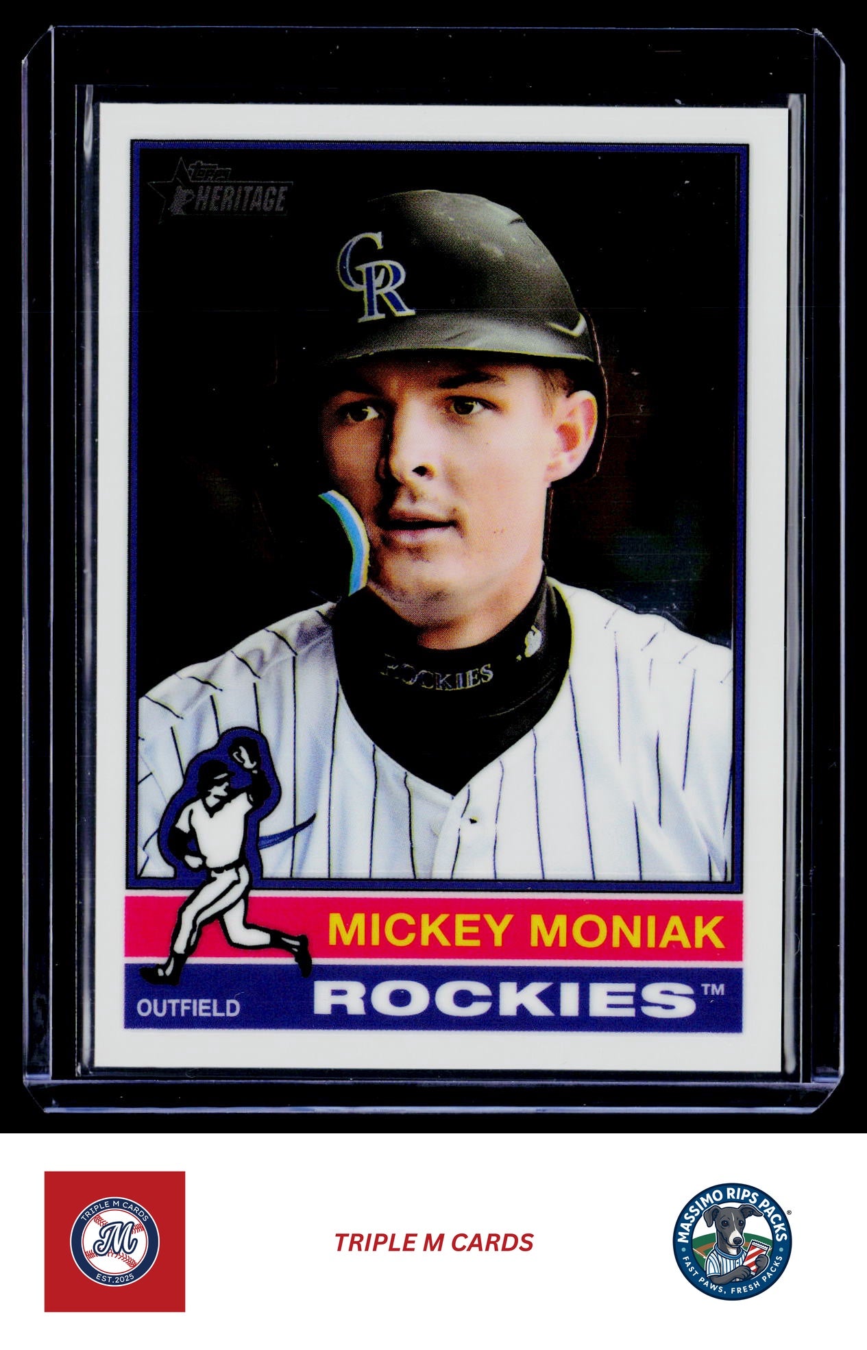 2025 Topps Heritage #565 Mickey Moniak Chrome