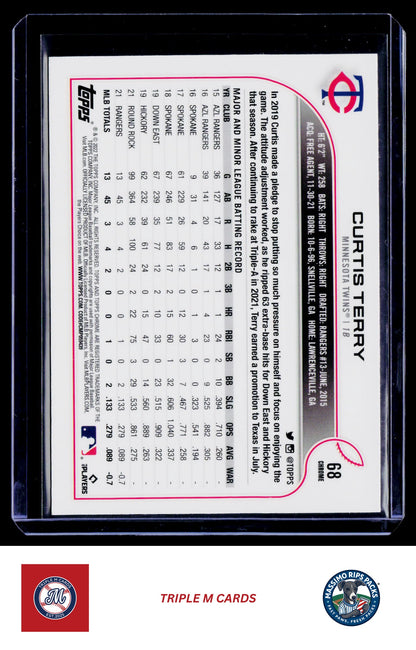 2022 Topps Chrome #68 Curtis Terry