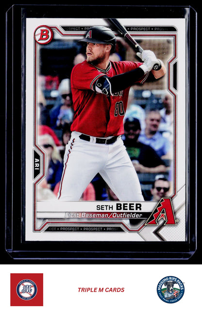 2021 Bowman #BP-60 Seth Beer Prospects
