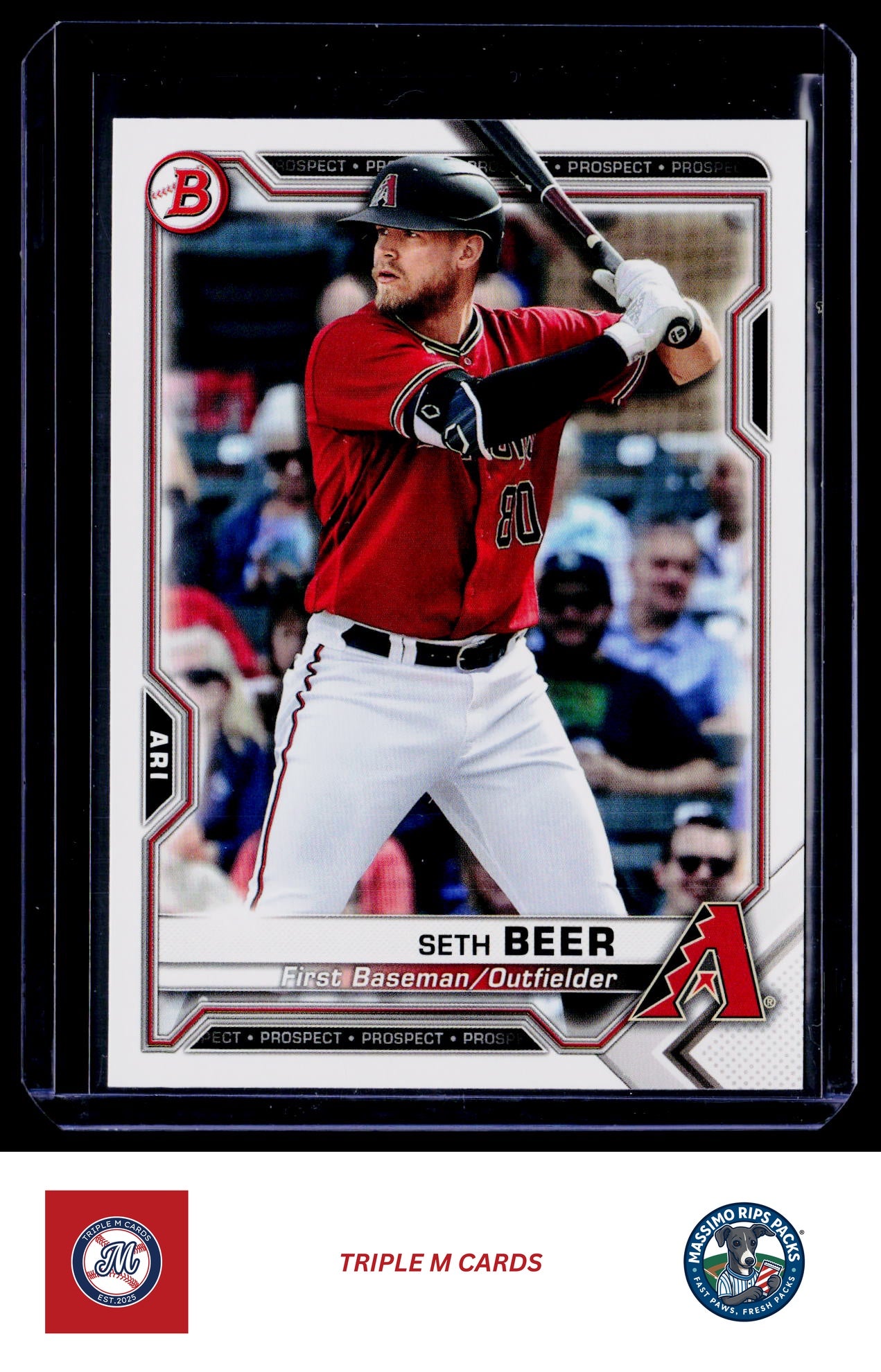 2021 Bowman #BP-60 Seth Beer Prospects