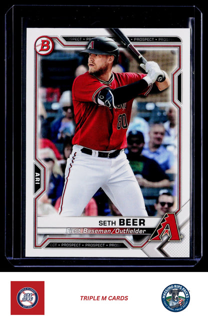 2021 Bowman #BP-60 Seth Beer Prospects