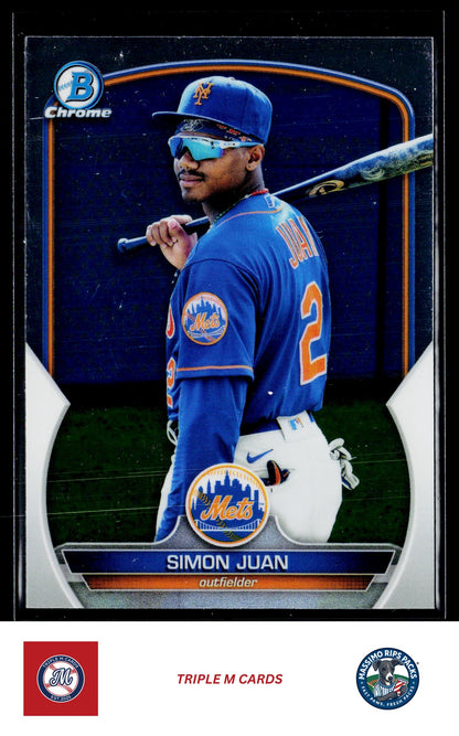 2023 Bowman #BCP-38 Simon Juan Chrome Prospects