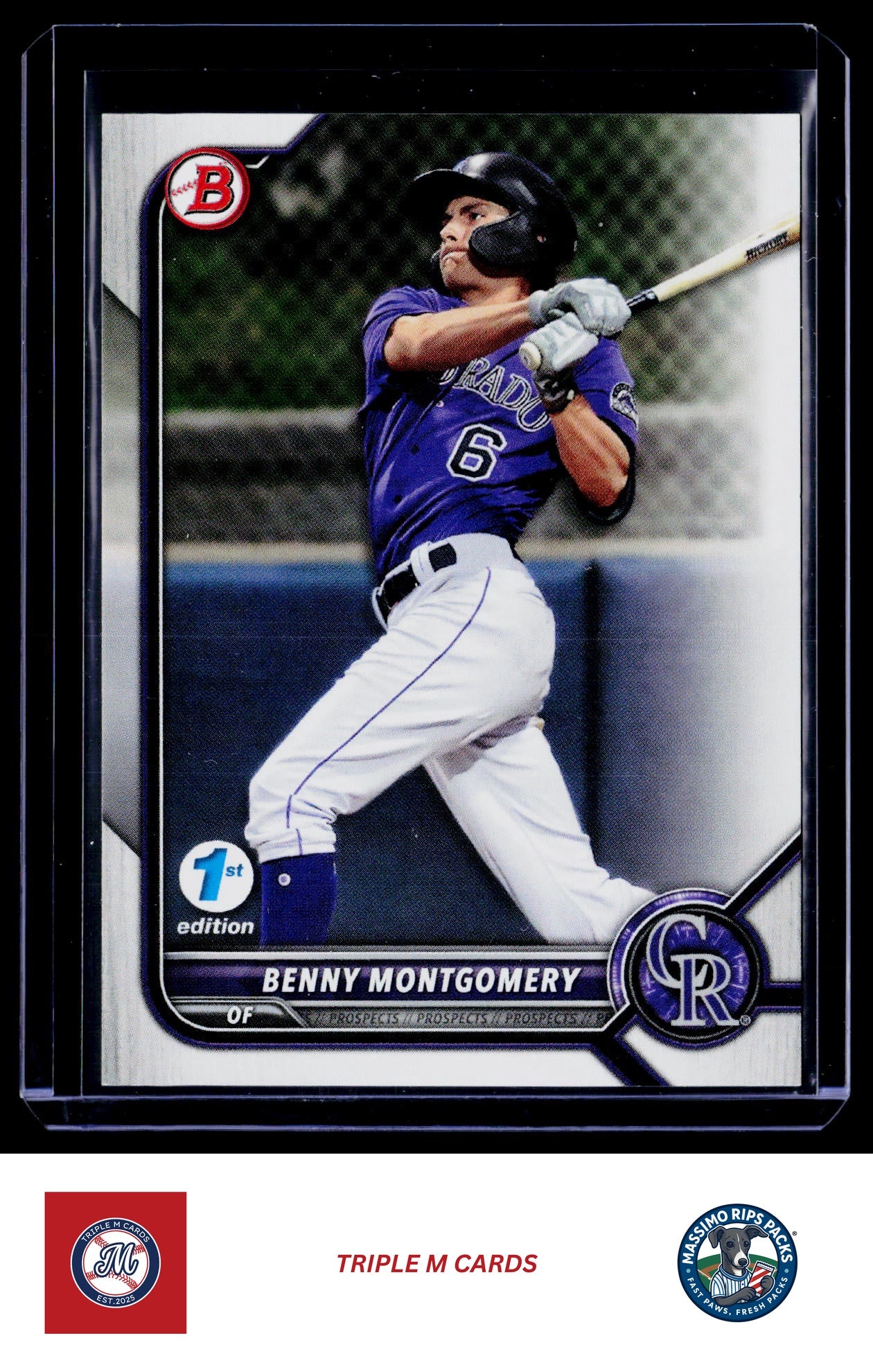 2022 Bowman #BP-73 Benny Montgomery Prospects