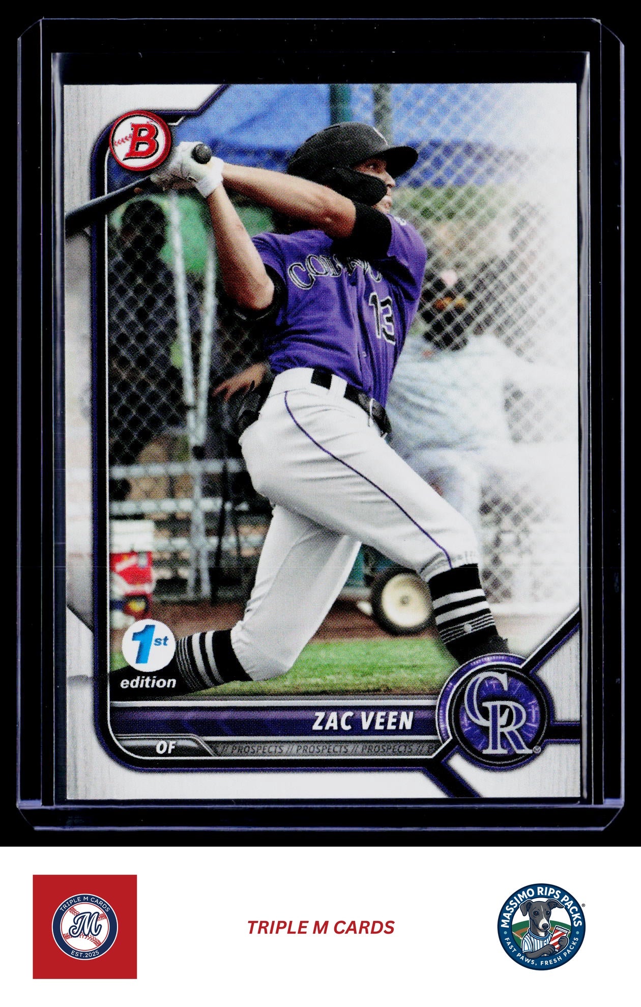 2022 Bowman #BP-13 Zac Veen Prospects