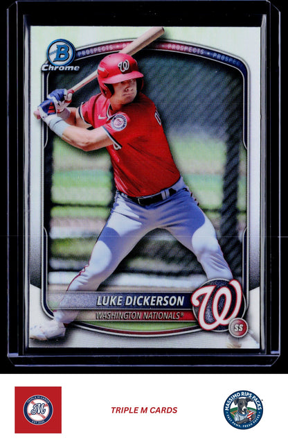 2025 Bowman Draft #BDC-61 Luke Dickerson Chrome