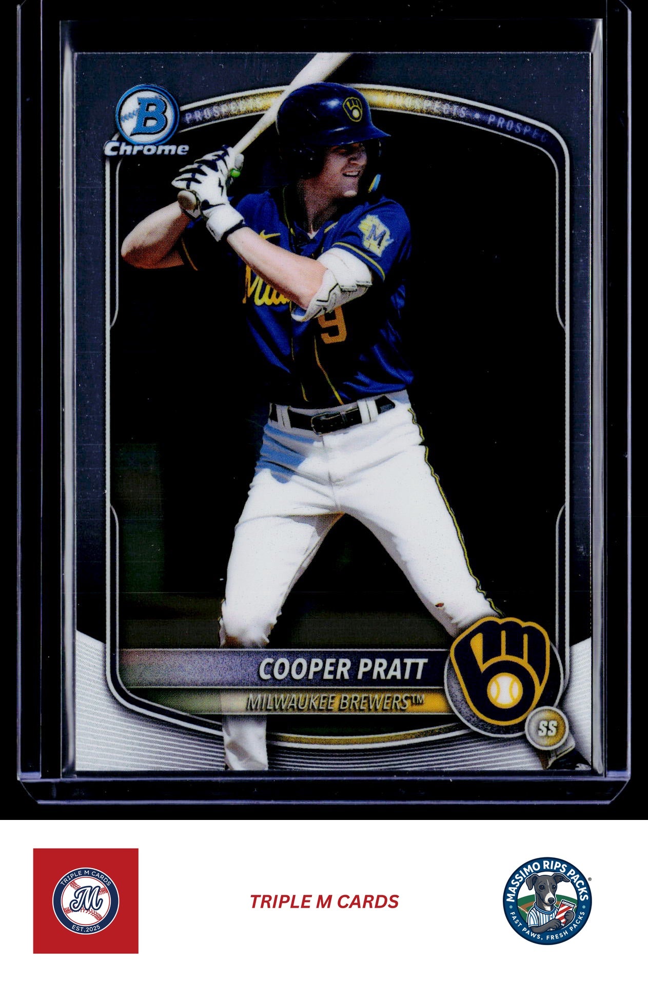 2025 Bowman Draft #BDC-157 Cooper Pratt Chrome Refractor