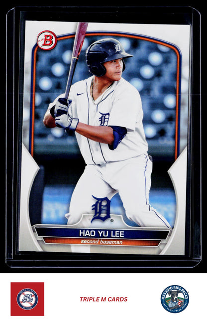 2023 Bowman Draft #BD-24 Hao Yu Lee