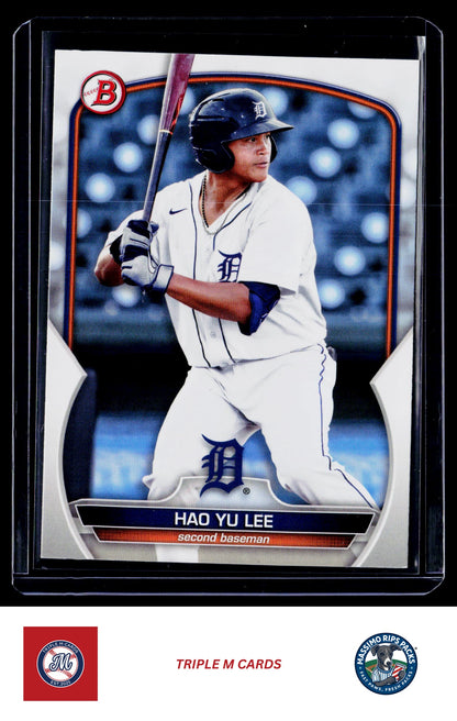 2023 Bowman Draft #BD-24 Hao Yu Lee