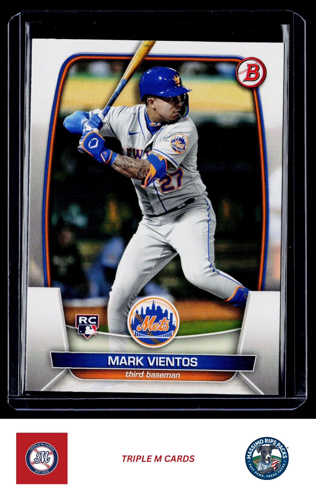 2023 Bowman #55 Mark Vientos