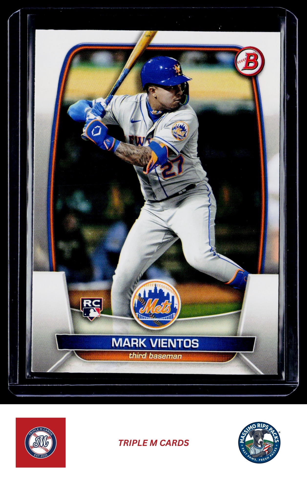 2023 Bowman #55 Mark Vientos