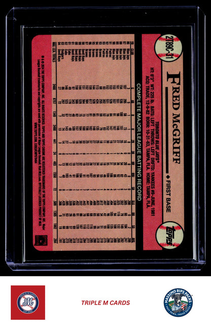 2024 Topps #2T89C-31 Fred McGriff