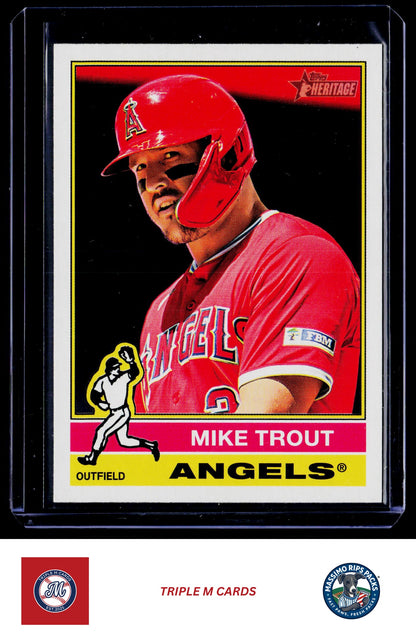 2025 Topps Heritage #119 Mike Trout Chrome