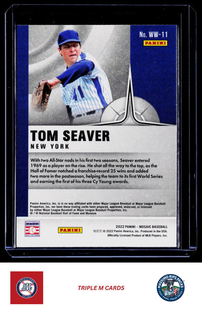 2022 Panini Mosaic #WW-11 Tom Seaver Will to Win