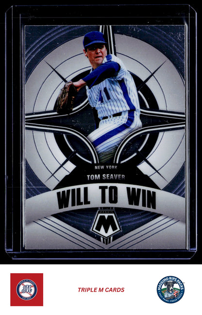 2022 Panini Mosaic #WW-11 Tom Seaver Will to Win
