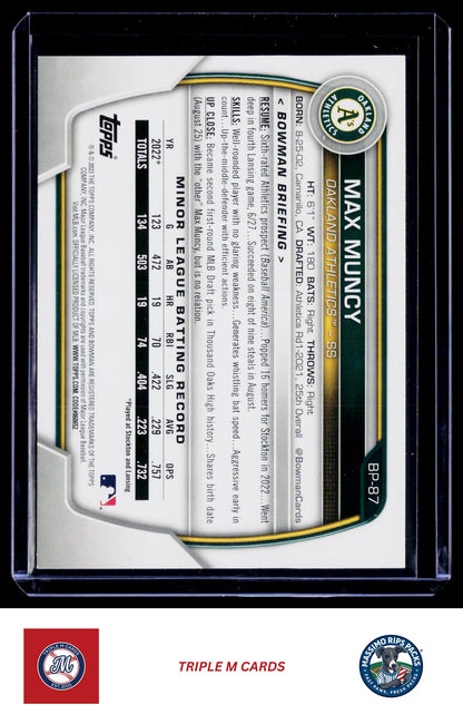 2023 Bowman #BP-87 Max Muncy Prospects
