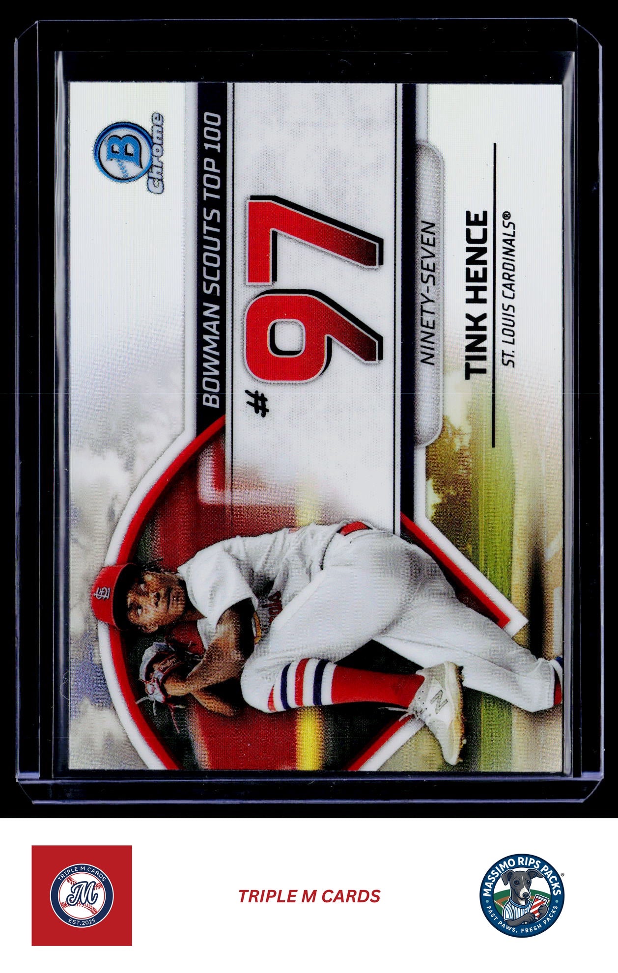 2023 Bowman #BTP-97 Tink Hence Bowman Scouts Top 100