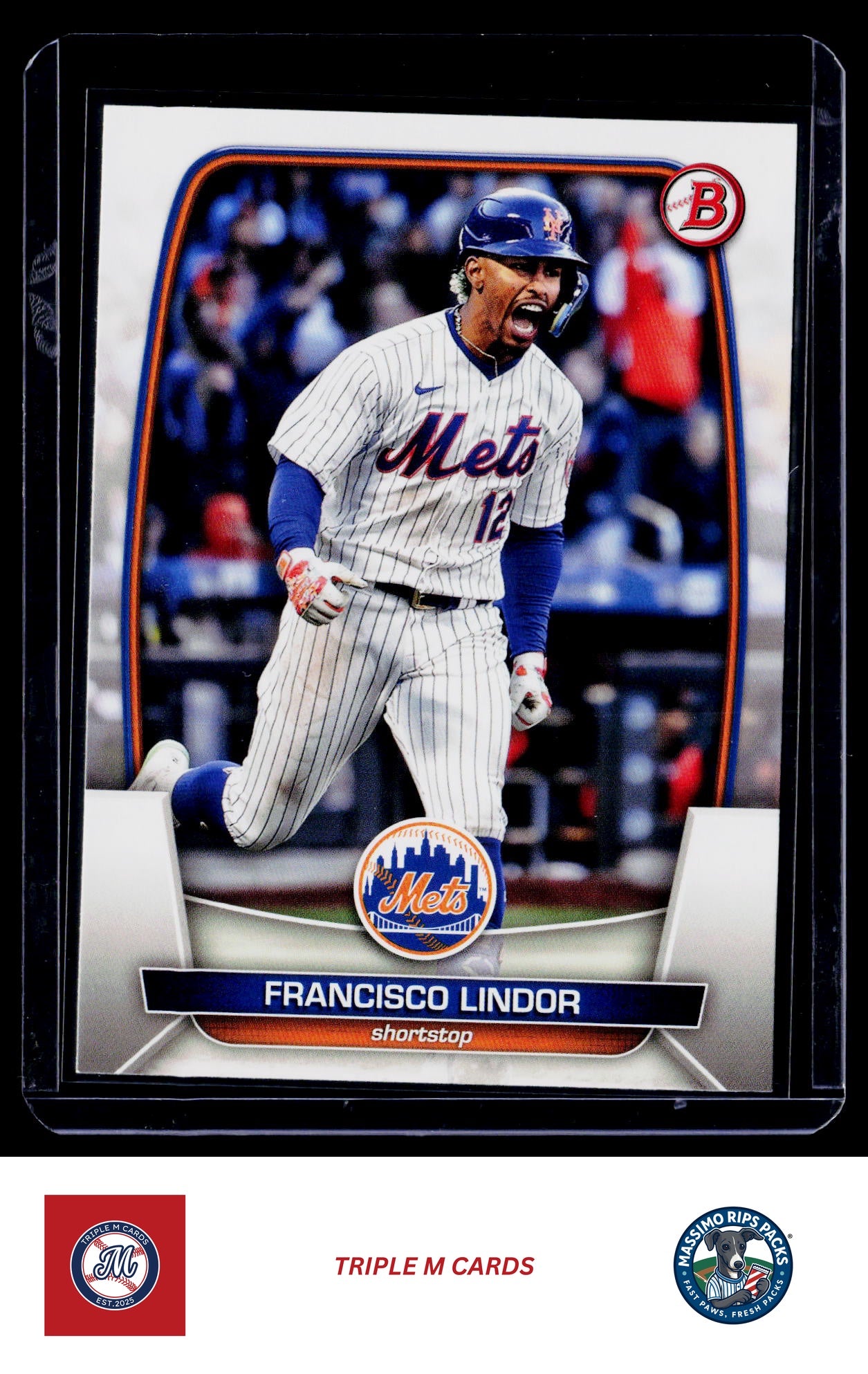 2023 Bowman #81 Francisco Lindor