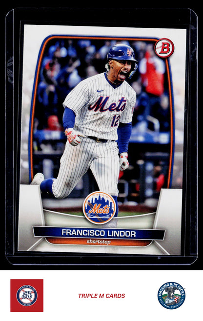 2023 Bowman #81 Francisco Lindor