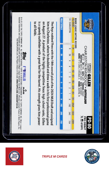 2025 Topps Pro Debut #PD-80 Theo Gillen