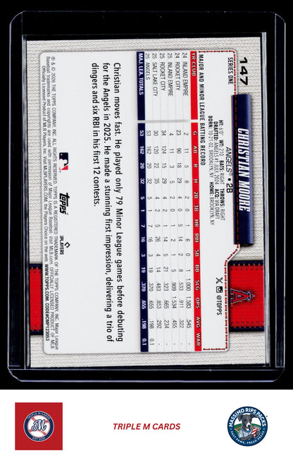 2026 Topps #147 Christian Moore