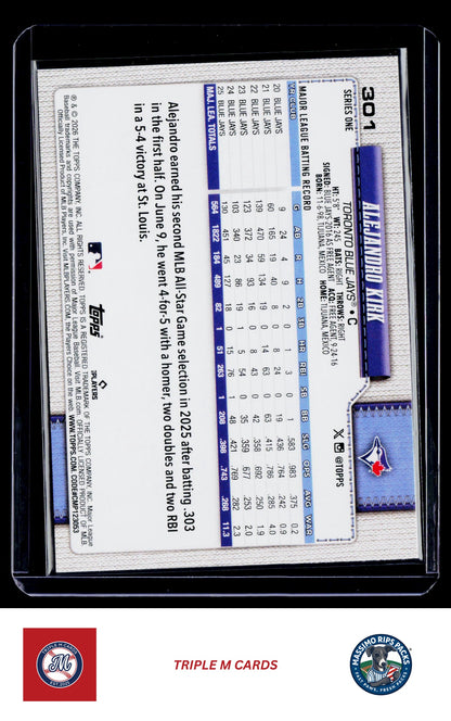 2026 Topps #301 Alejandro Kirk