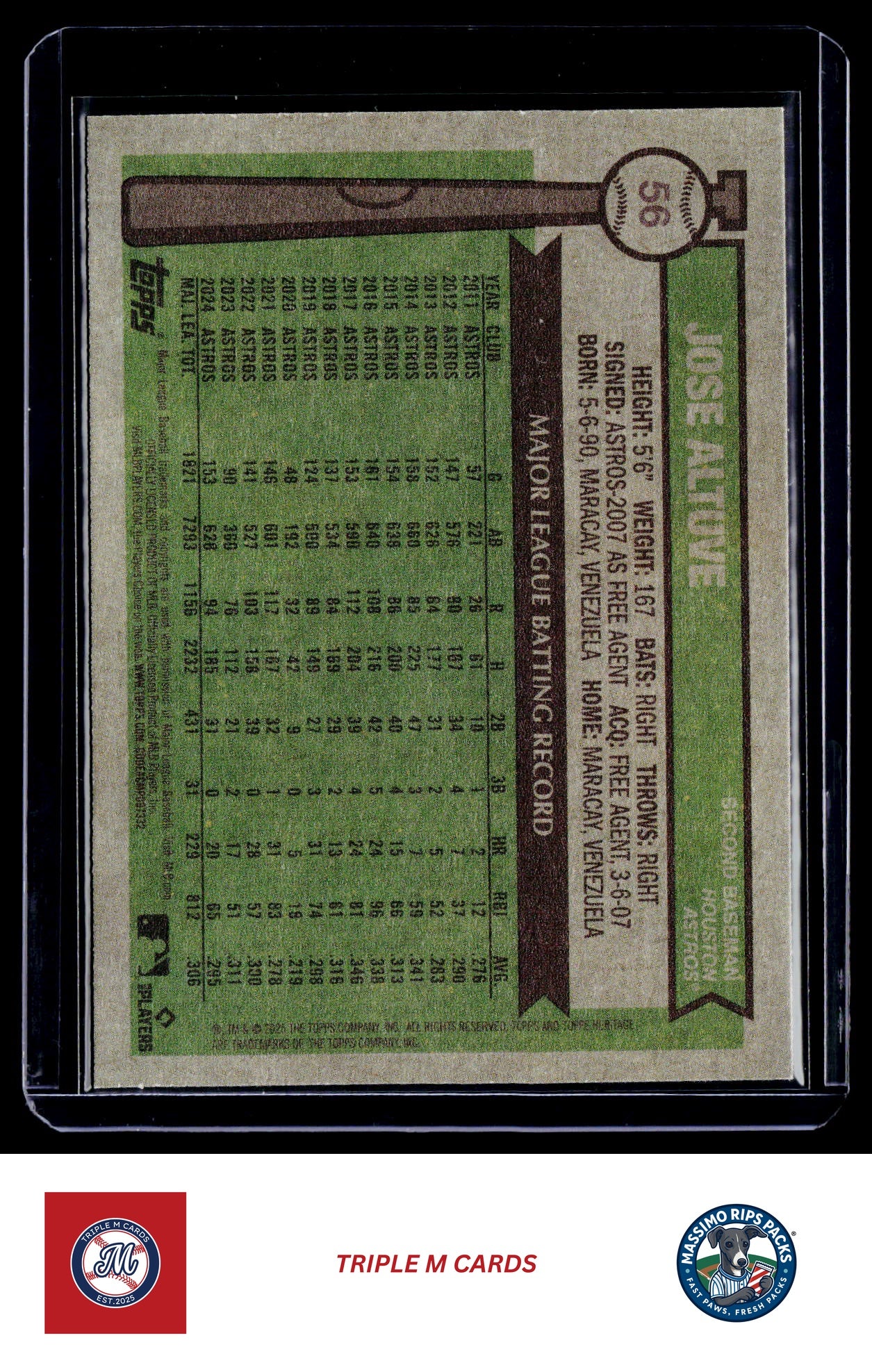 2025 Topps Heritage #56 Jose Altuve