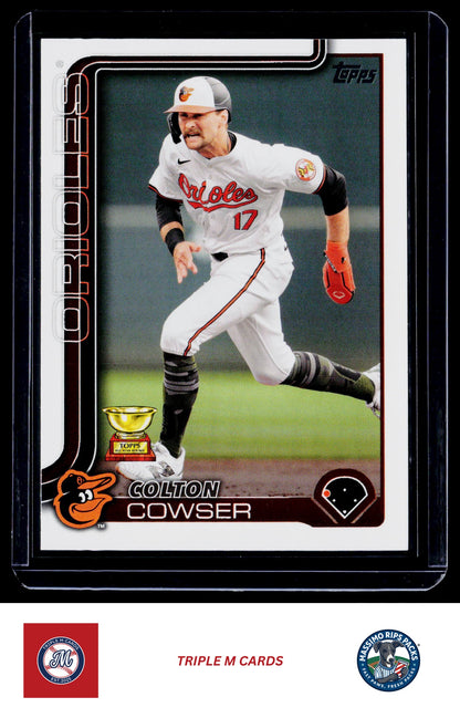 2025 Topps Baltimore Orioles #BAL-3 Colton Cowser