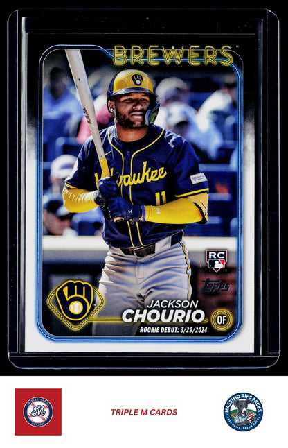 2024 Topps Update #US155 Jackson Chourio