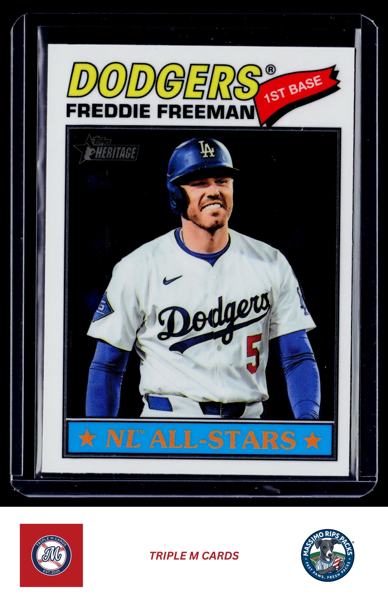 2026 Topps Heritage #350 Freddie Freeman Chrome