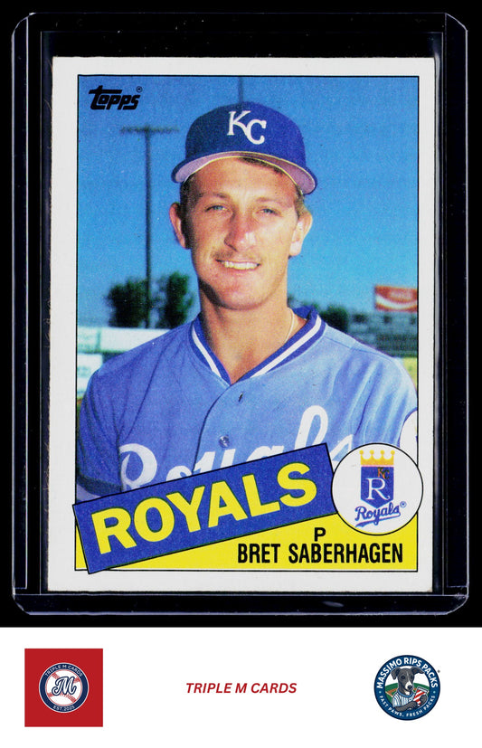 1985 Topps #23 Bret Saberhagen